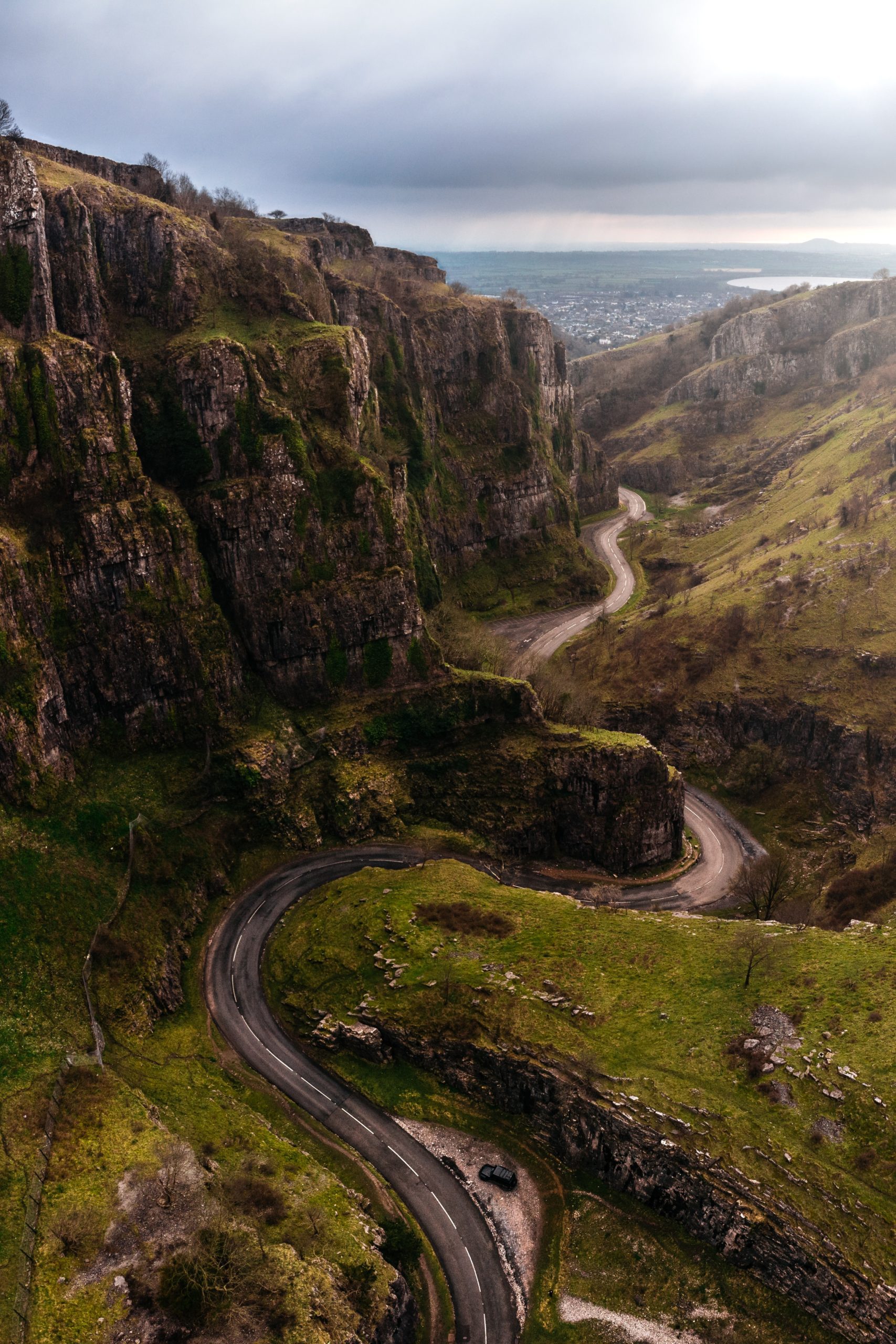View of cheddar Gorge